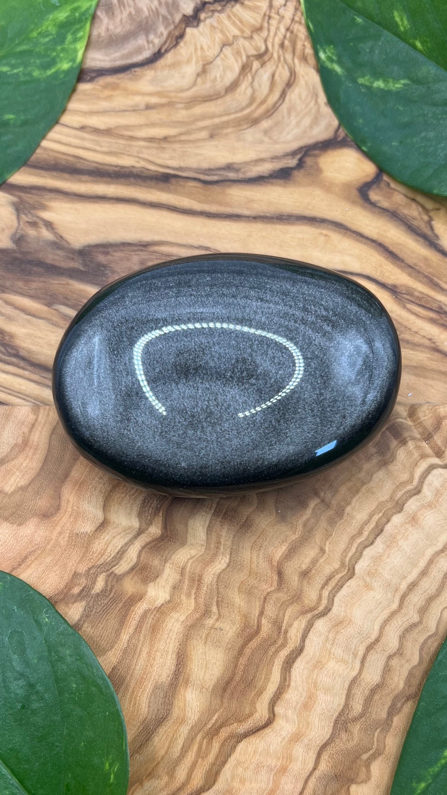 Silber Obsidian (#1)