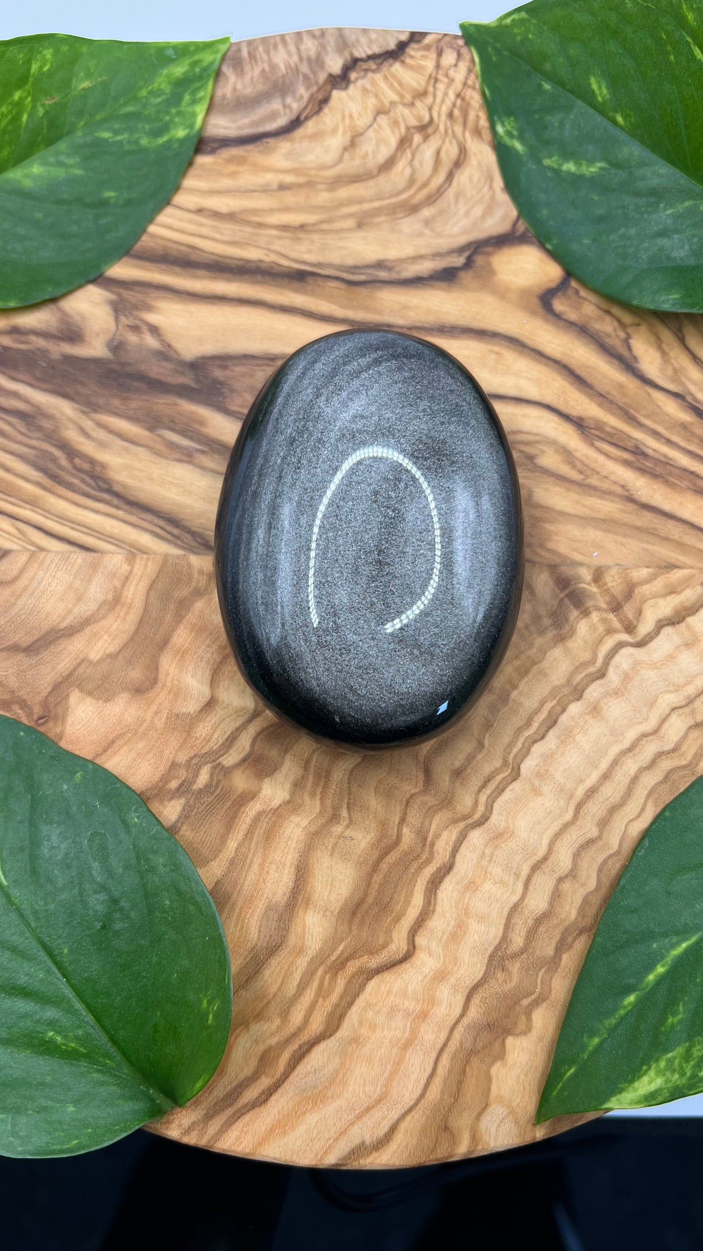 Silber Obsidian (#1)