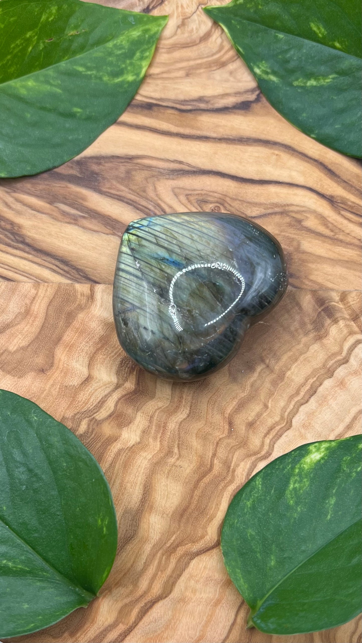 Labradorit Herz (#49)