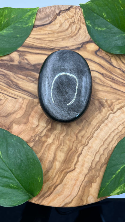 Silber Obsidian (#1)