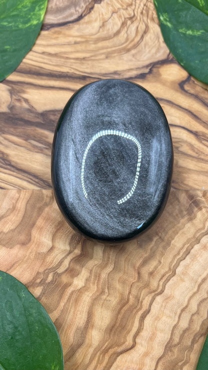 Silber Obsidian (#1)