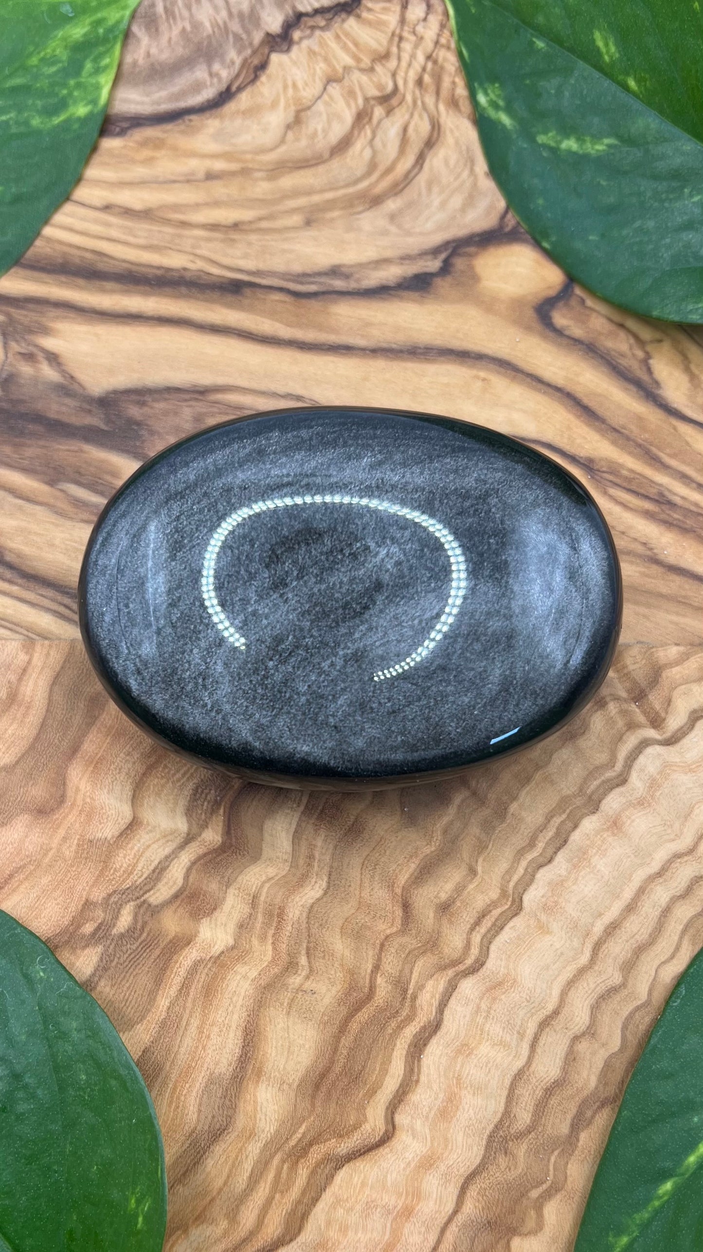 Silber Obsidian (#1)