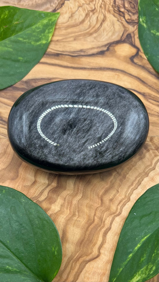 Silber Obsidian (#3)