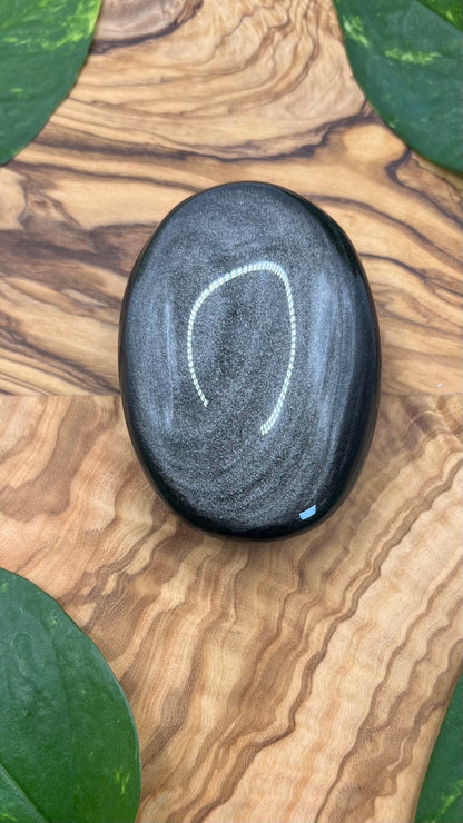 Silber Obsidian (#1)