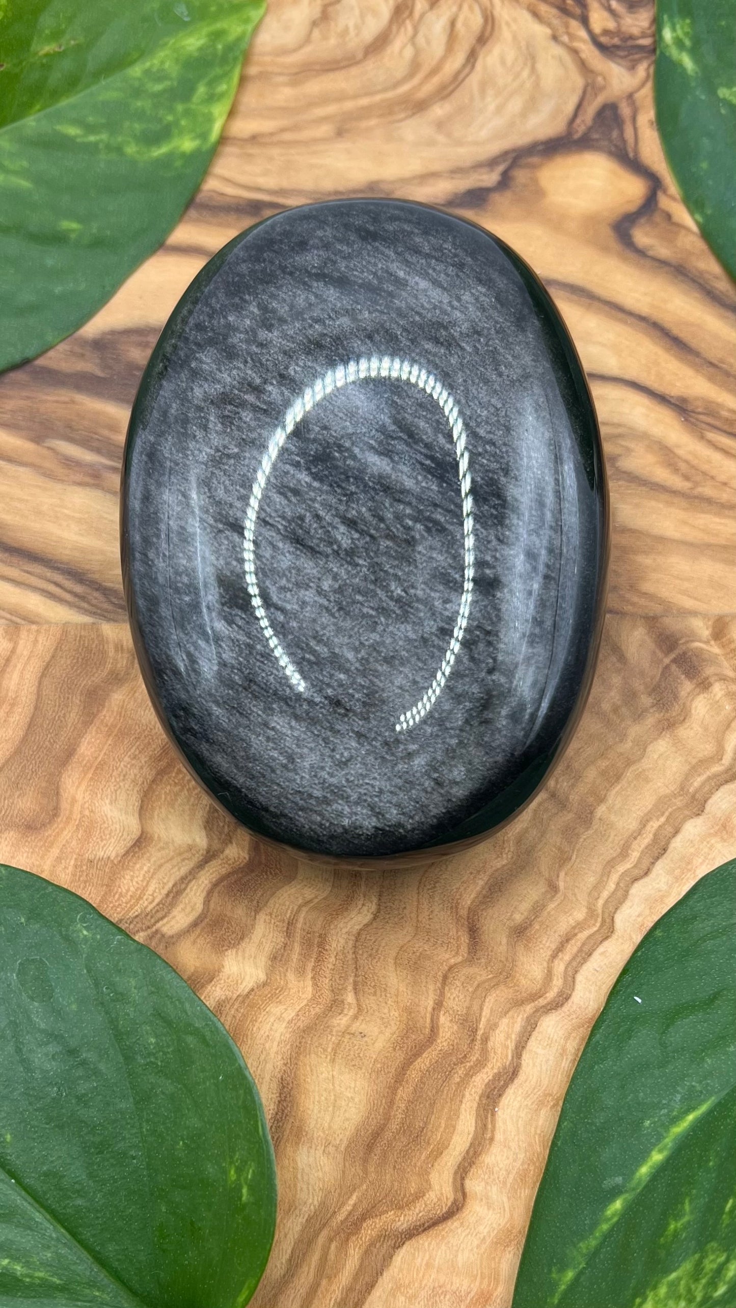 Silber Obsidian (#3)