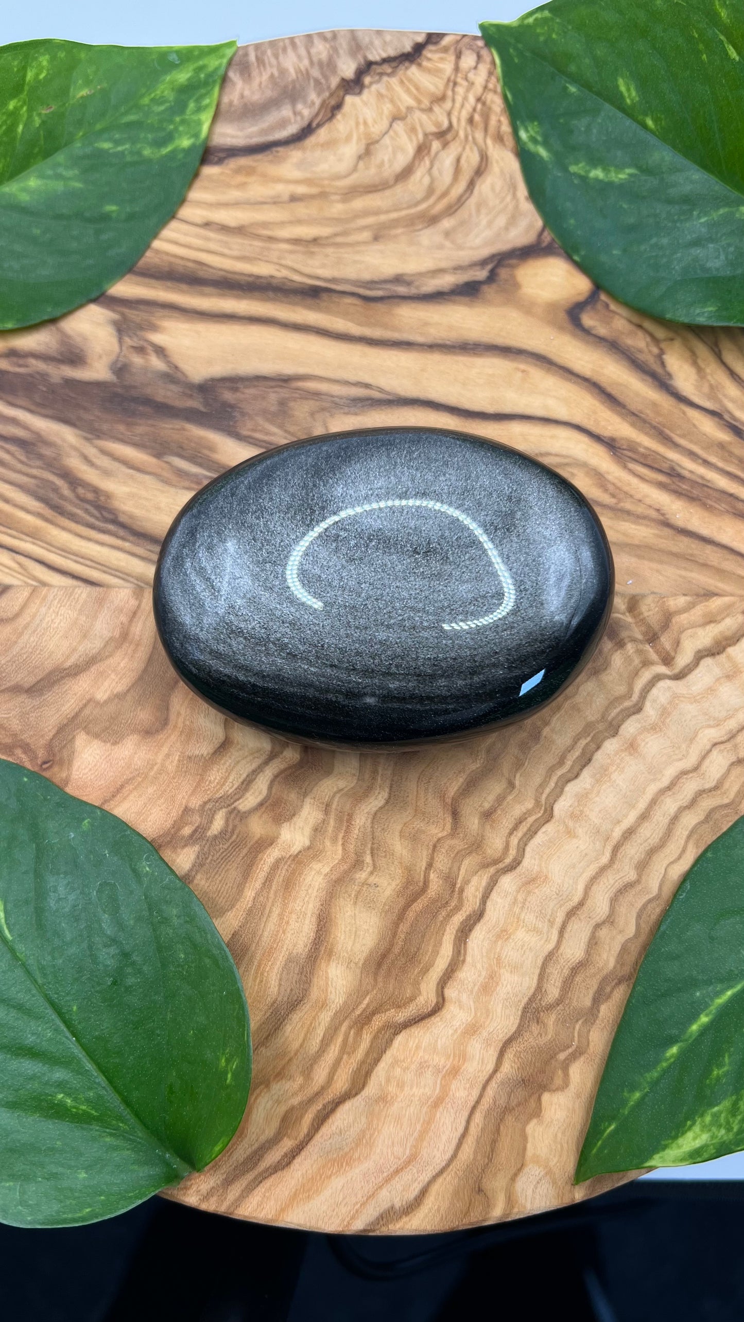 Silber Obsidian (#1)