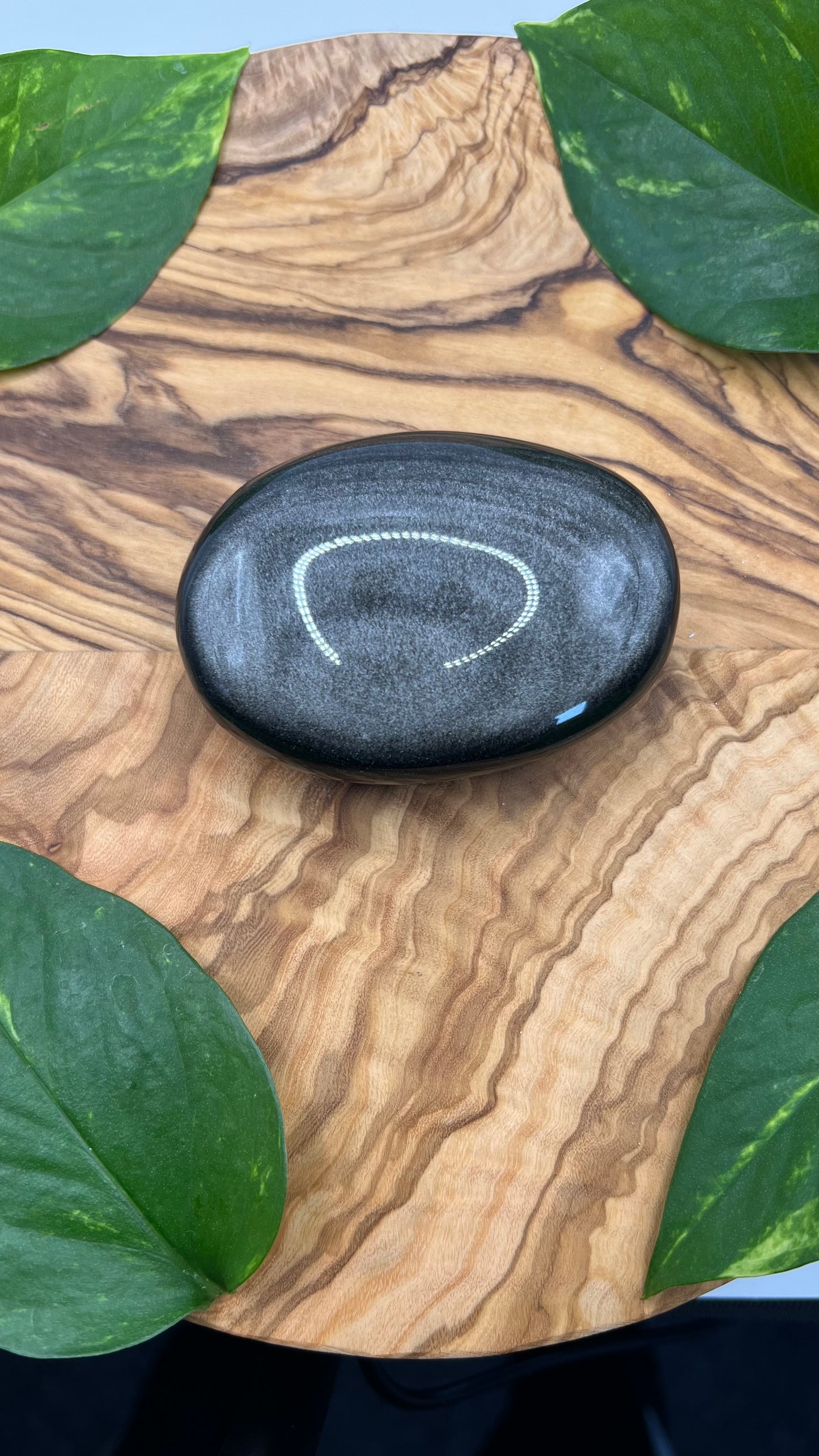 Silber Obsidian (#1)