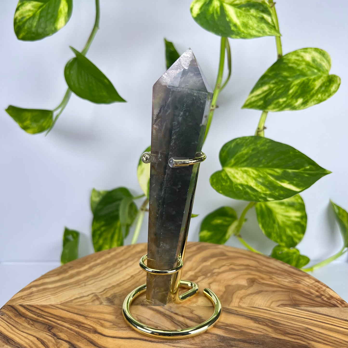 Fluorit Zepter (mit Ständer) (#8)