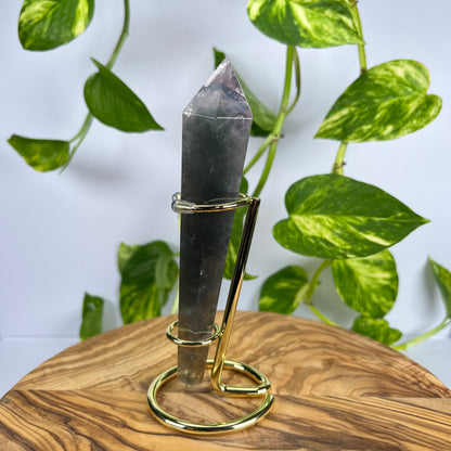Fluorit Zepter (mit Ständer) (#8)