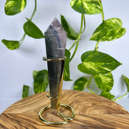 Fluorit Zepter (mit Ständer) (#8)