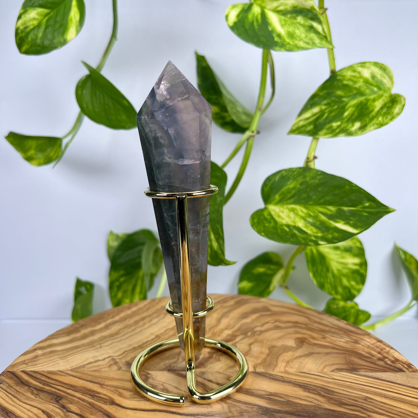Fluorit Zepter (mit Ständer) (#8)