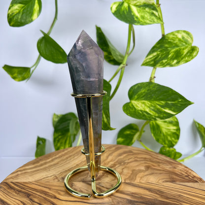 Fluorit Zepter (mit Ständer) (#8)