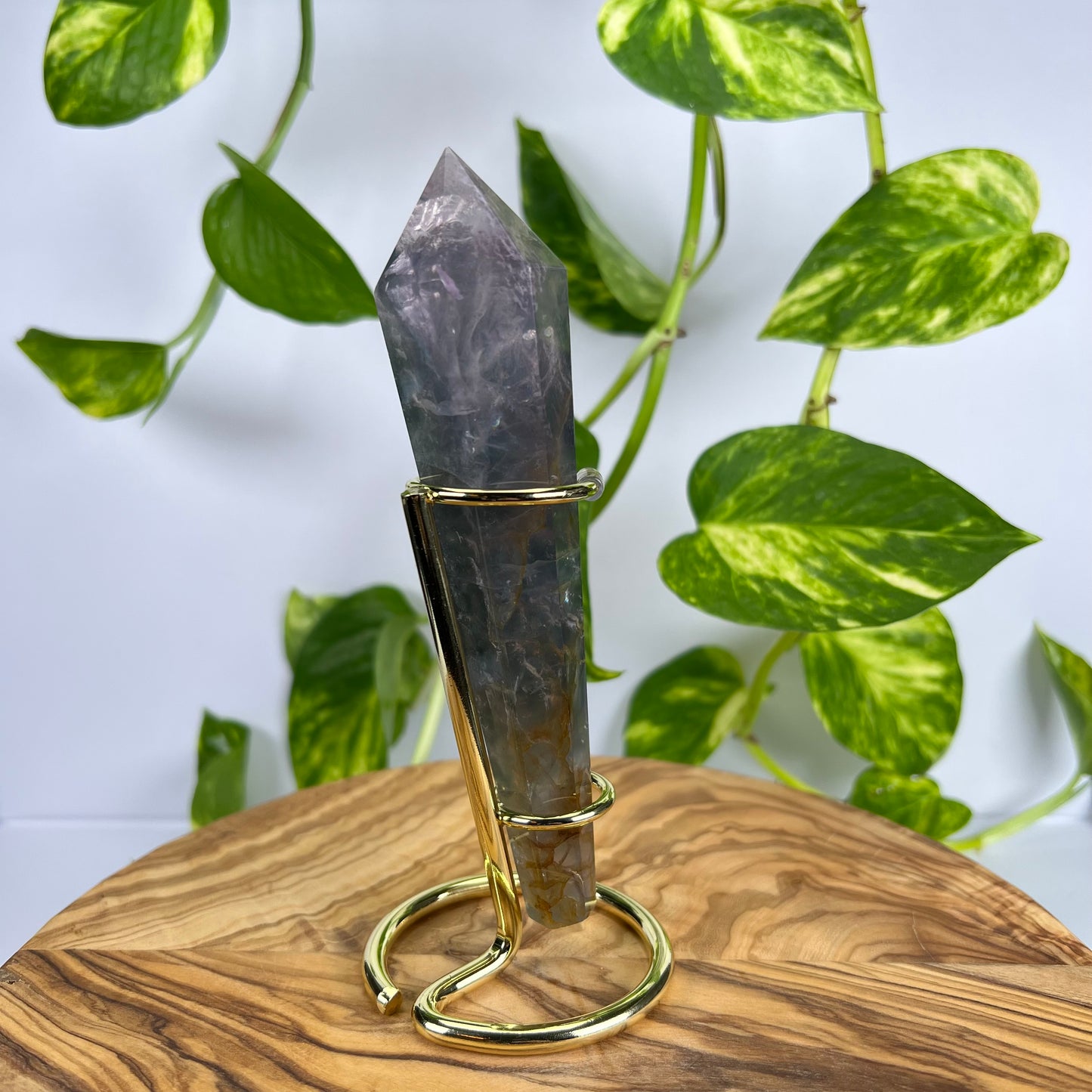 Fluorit Zepter (mit Ständer) (#8)