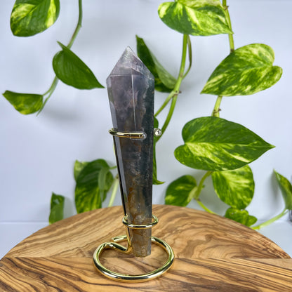Fluorit Zepter (mit Ständer) (#8)