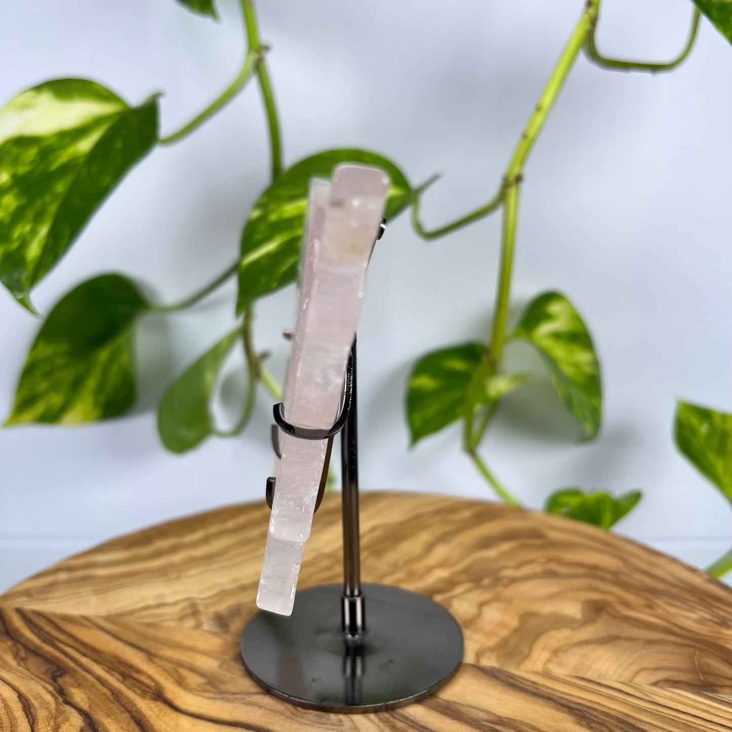 Rosenquarz Schmetterling (#2)