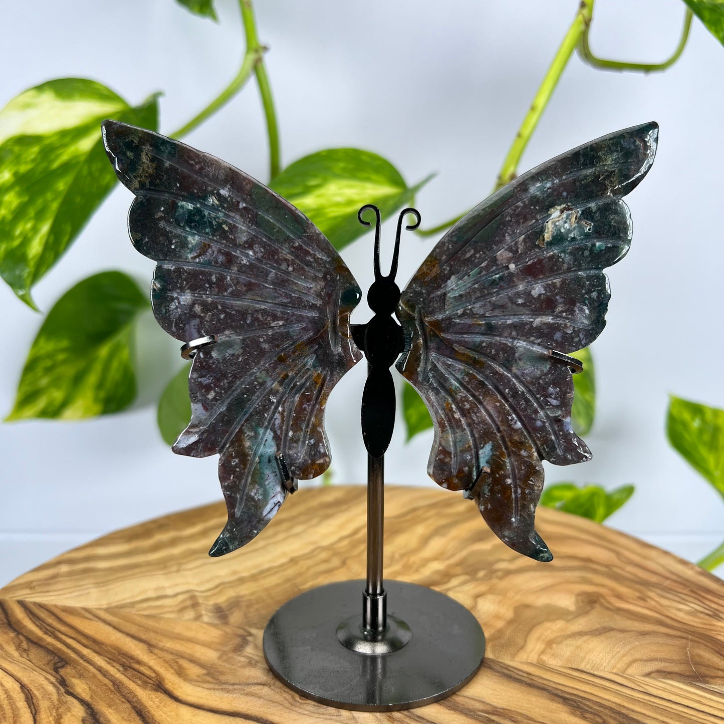 Moos-Achat Schmetterling (#1)