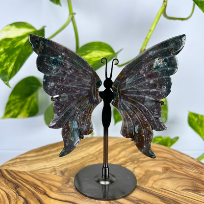 Moos-Achat Schmetterling (#1)