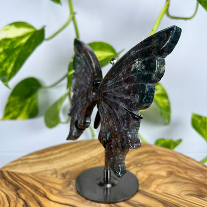 Moos-Achat Schmetterling (#1)