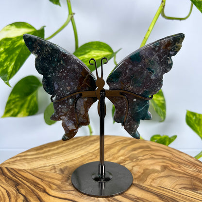 Moos-Achat Schmetterling (#1)