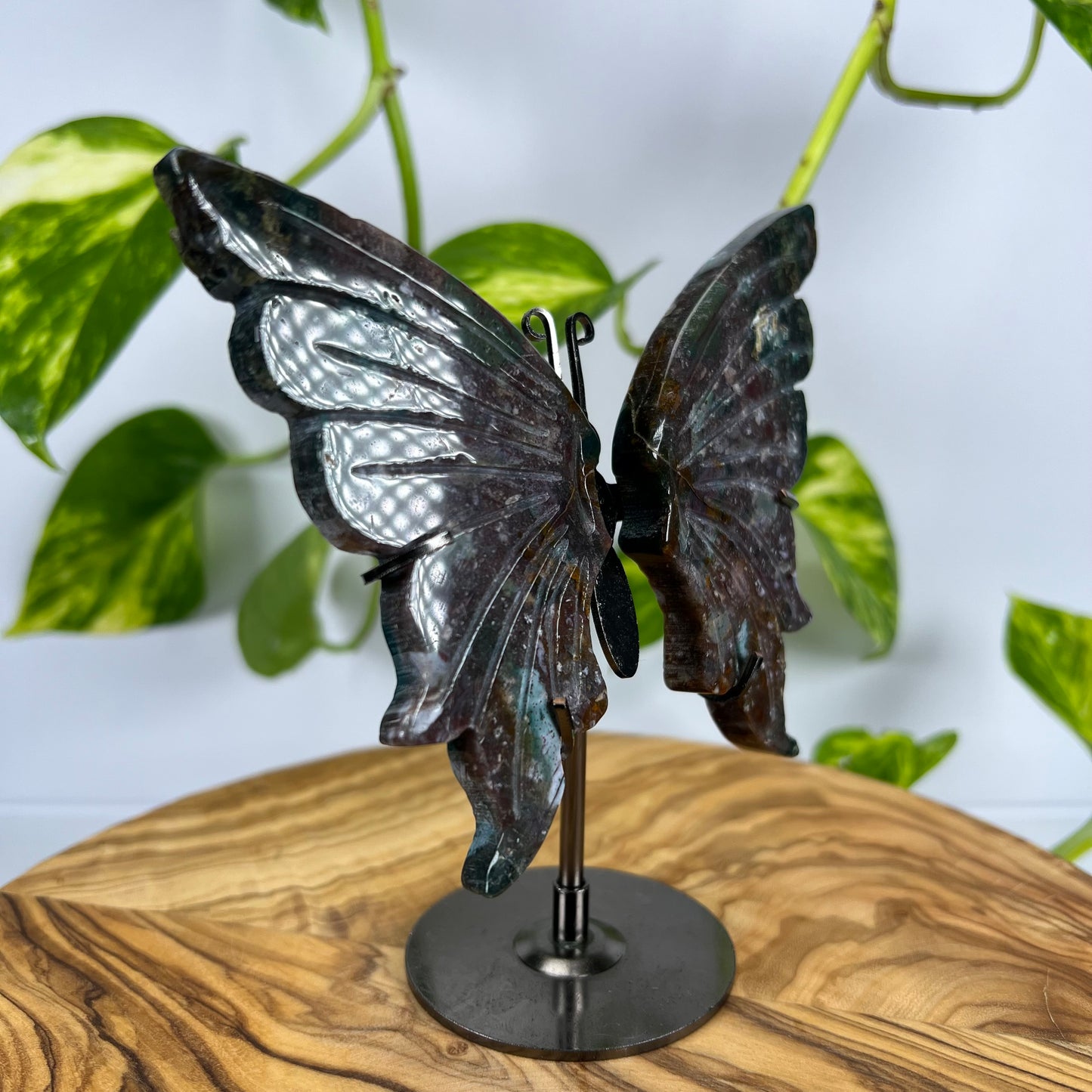 Moos-Achat Schmetterling (#1)