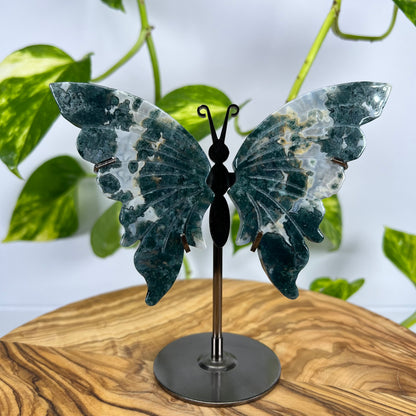 Moos-Achat Schmetterling (#2)