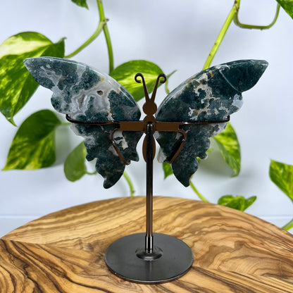 Moos-Achat Schmetterling (#2)