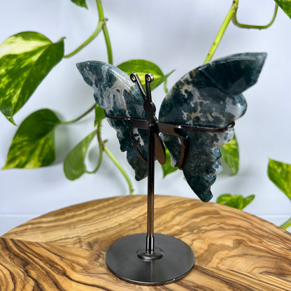 Moos-Achat Schmetterling (#2)