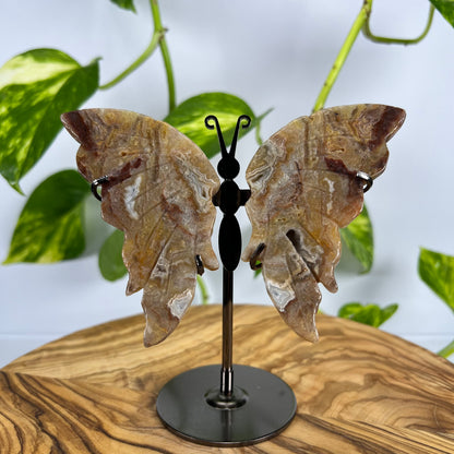 Moos-Achat Schmetterling (#3)