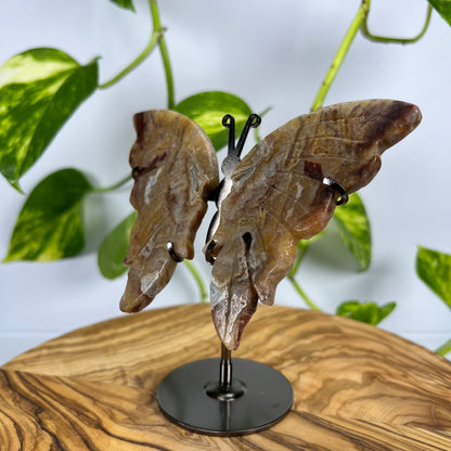 Moos-Achat Schmetterling (#3)