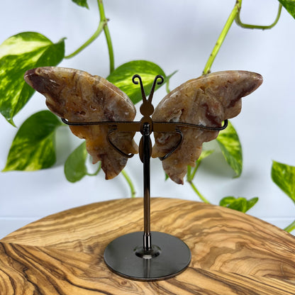 Moos-Achat Schmetterling (#3)