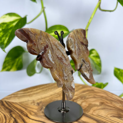 Moos-Achat Schmetterling (#3)