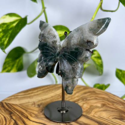 Moos-Achat Schmetterling (#4)