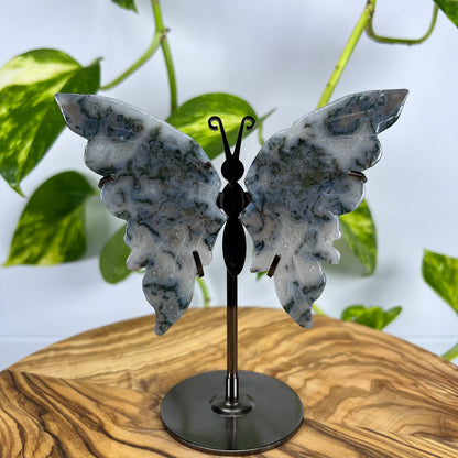 Moos-Achat Schmetterling (#5)