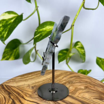 Moos-Achat Schmetterling (#5)